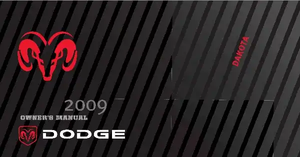 Dodge Dakota 2009 MY. Owner&#39;s Manual