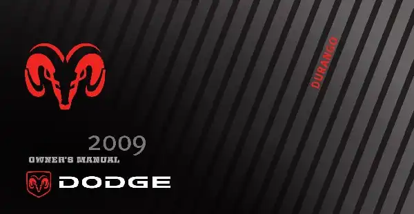 Dodge Durango 2009 MY. Owner&#39;s Manual