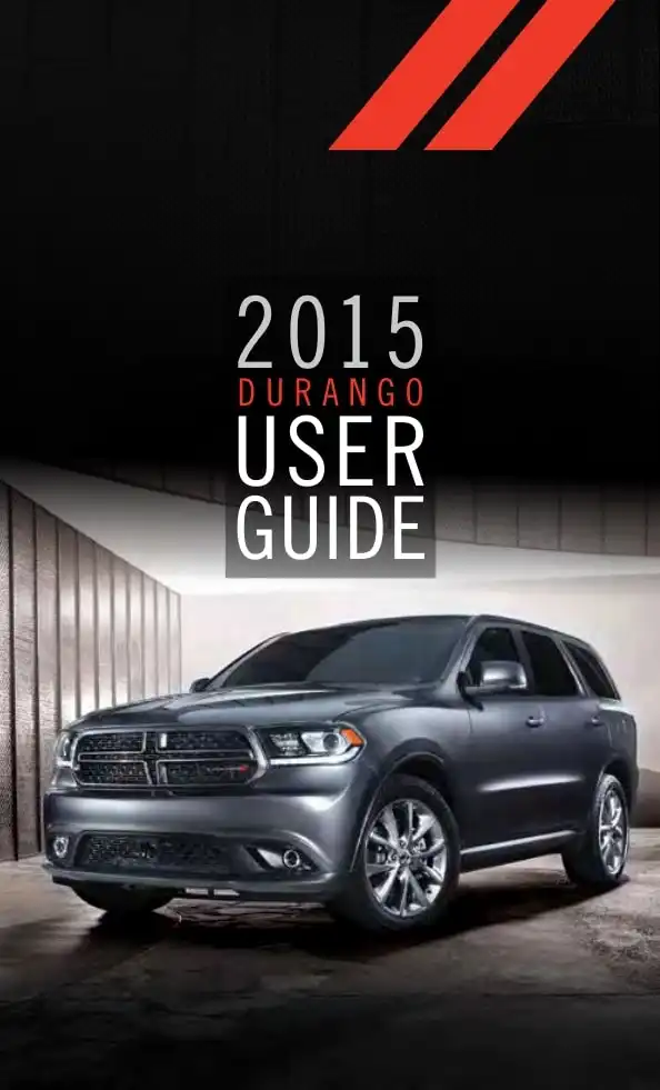 Dodge Durango 2015 MY. User Guide