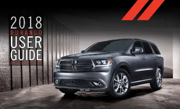Dodge Durango 2018 MY. User Guide
