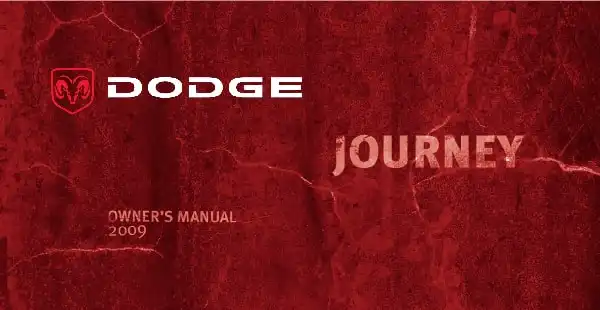 Dodge Journey 2009 MY. Owner&#39;s Manual