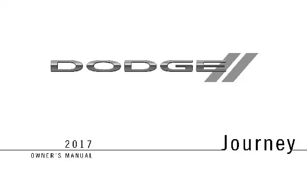 Dodge Journey 2017 MY. Owner&#39;s Manual