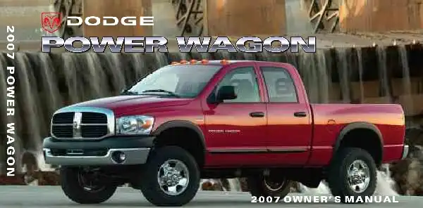 Dodge Ram Power Wagon 2007 MY. Owner&#39;s Manual