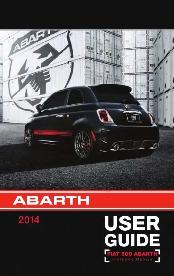Fiat 500 Abarth 2014 MY. User Guide