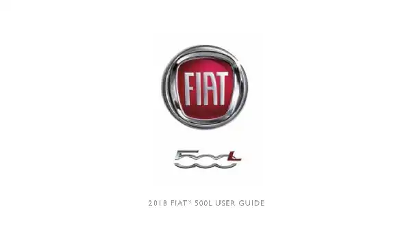 Fiat 500L 2018 MY. User Guide