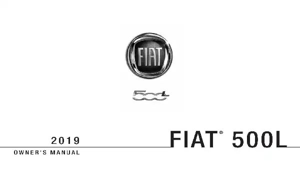 Fiat 500L 2019 MY. Owner&#39;s Manual