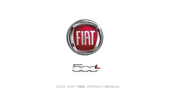 Fiat 500L 2020 MY. Owner&#39;s Manual