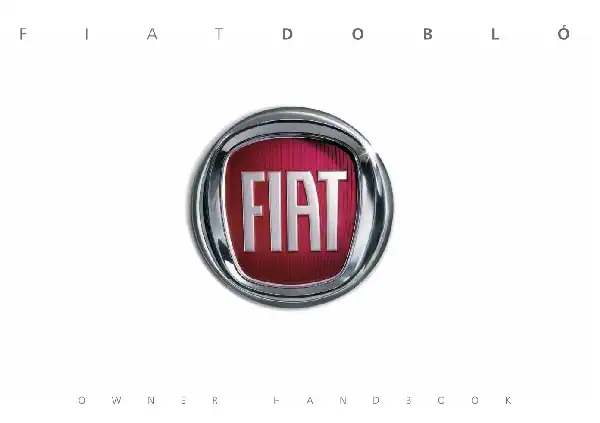 Fiat Doblo Panorama 2015 MY. Owner&#39;s Manual