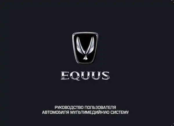 Hyundai EQUUS Мультимедійна система