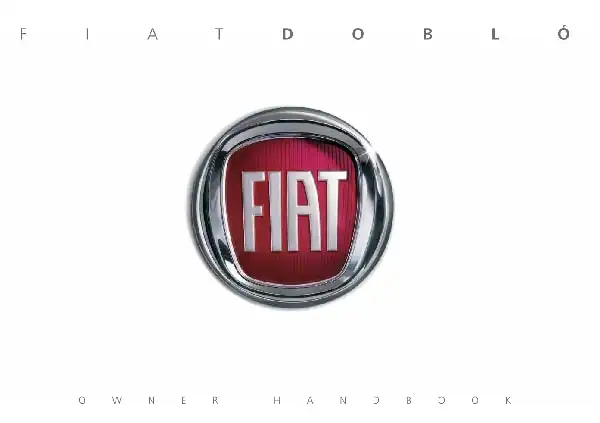 Fiat Doblo Panorama 2017 MY. Owner&#39;s Manual