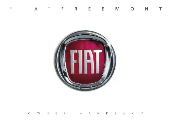 Fiat Freemont 2016 MY. Owner&#39;s Manual