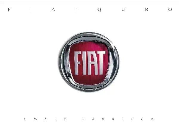 Fiat Qubo 2014 MY. Owner&#39;s Manual