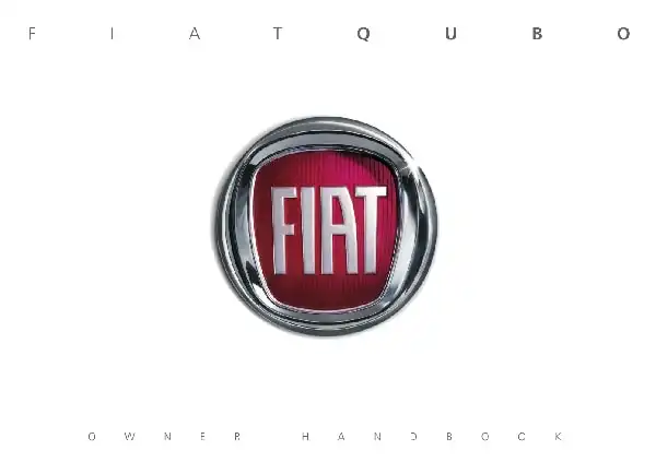 Fiat Qubo 2016 MY. Owner&#39;s Manual