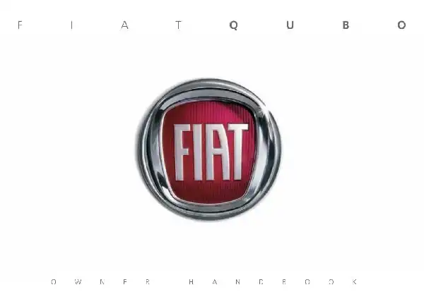 Fiat Qubo 2018 MY. Owner&#39;s Manual