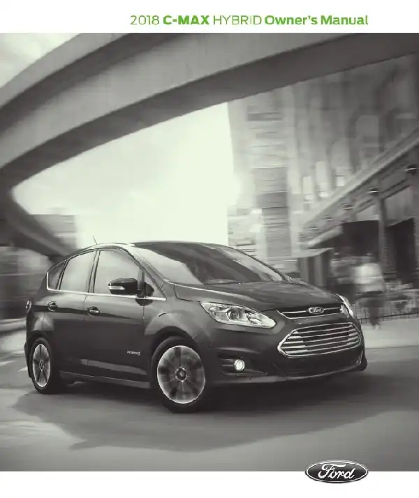 Ford C-Max Hybrid 2018 MY. Owner&#39;s Manual