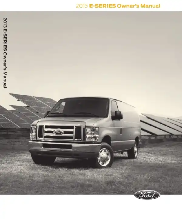 Ford E-350 2013 MY. Owner&#39;s Manual