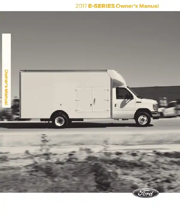 Ford E-350 2017 MY. Owner&#39;s Manual