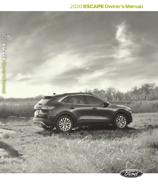 Ford Escape 2020 MY. Owner&#39;s Manual