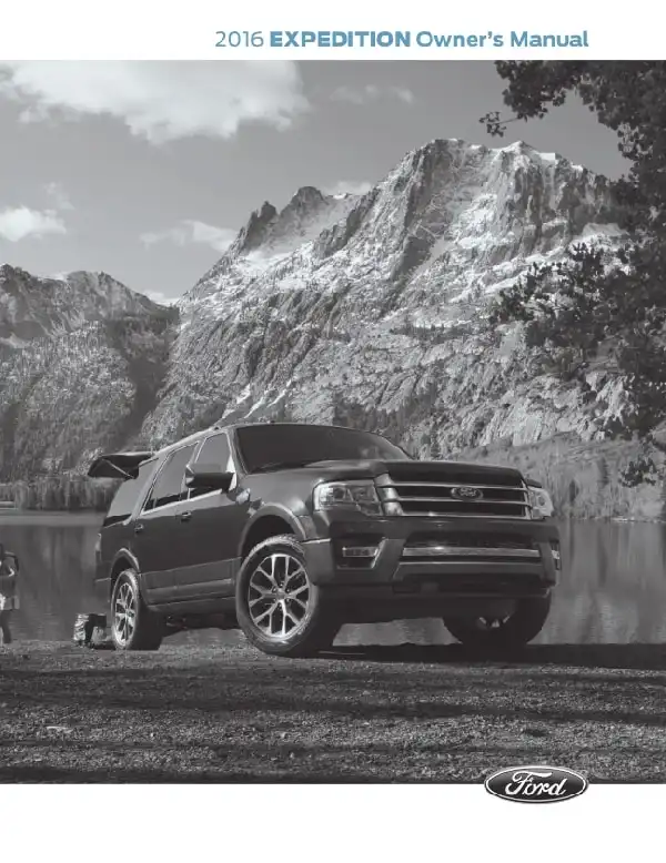 Ford Expedition 2016 MY. Owner&#39;s Manual