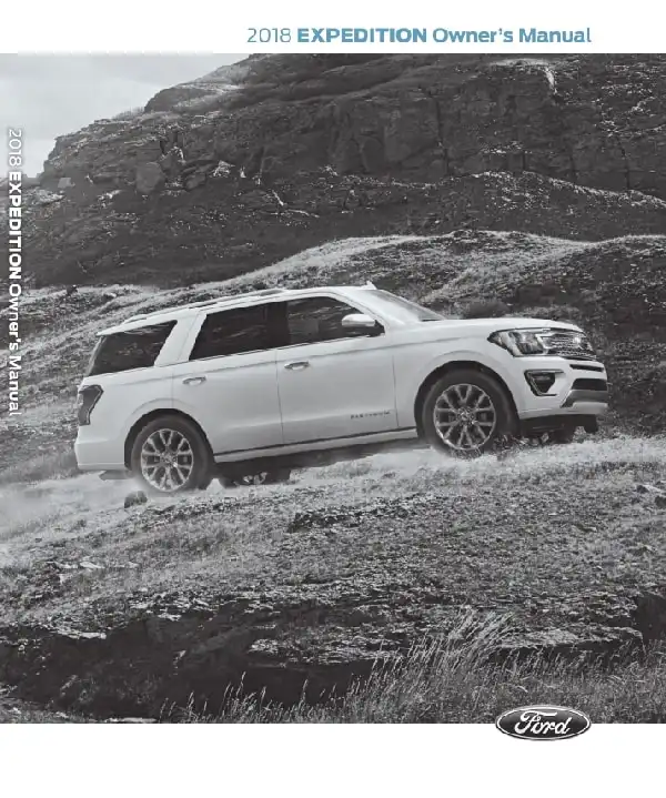 Ford Expedition 2018 MY. Owner&#39;s Manual