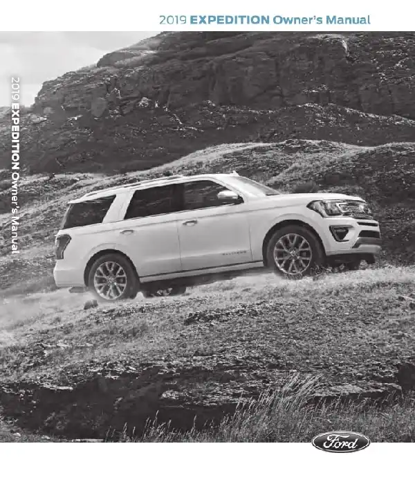 Ford Expedition 2019 MY. Owner&#39;s Manual
