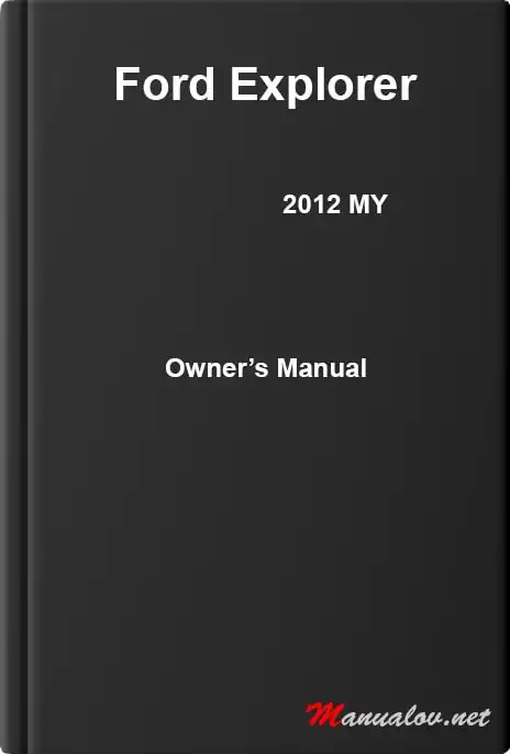 Ford Explorer 2012 MY. Owner&#39;s Manual
