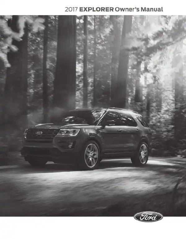 Ford Explorer 2017 MY. Owner&#39;s Manual