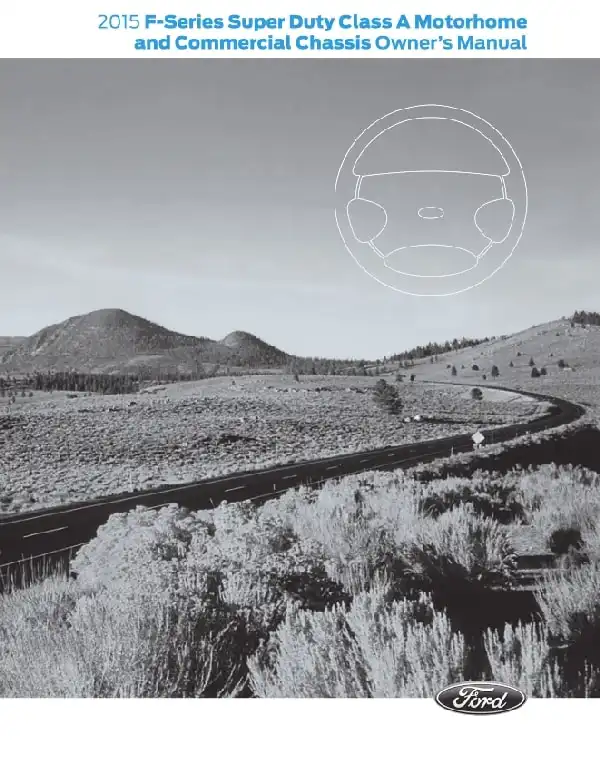 Ford F-53 Motorhome Chassis 2015 MY. Owner&#39;s Manual