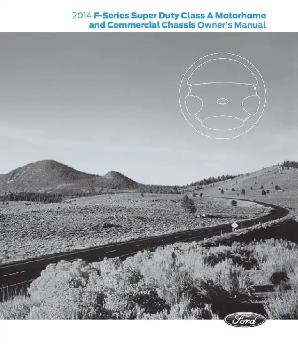 Ford F-59 Commercial Stripped Chassis 2014 MY. Owner&#39;s Manual