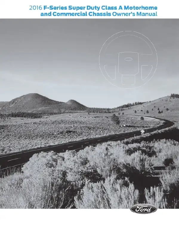 Ford F-59 Commercial Stripped Chassis 2016 MY. Owner&#39;s Manual