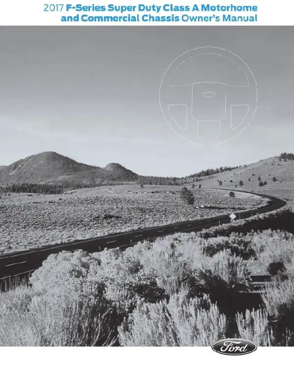 Ford F-59 Commercial Stripped Chassis 2017 MY. Owner&#39;s Manual