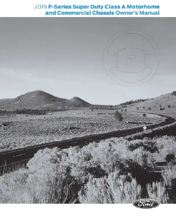 Ford F-59 Commercial Stripped Chassis 2019 MY. Owner&#39;s Manual