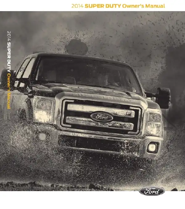 Ford F-550 2014 MY. Owner&#39;s Manual