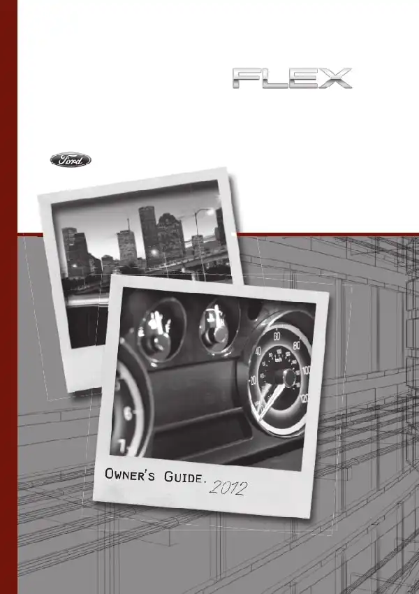 Ford Flex 2012 MY. Owner&#39;s Manual