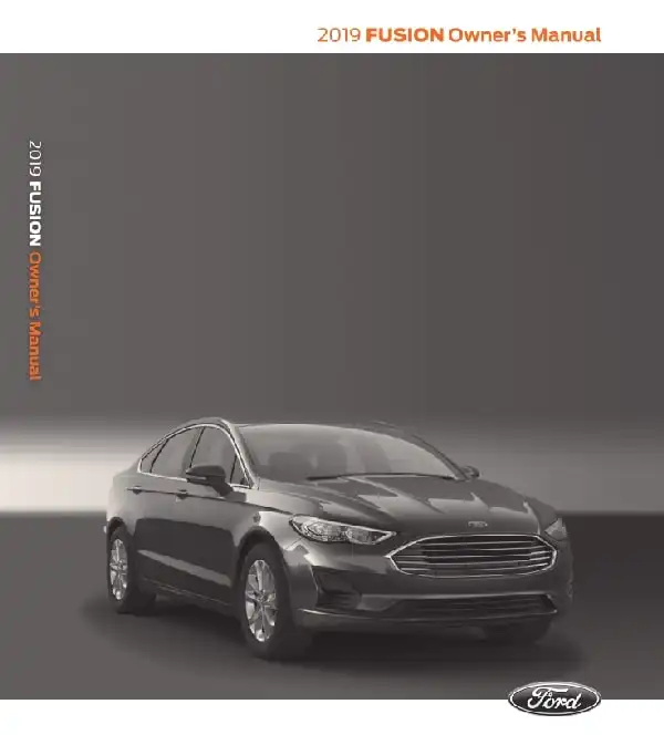 Ford Fusion 2019 MY. Owner&#39;s Manual