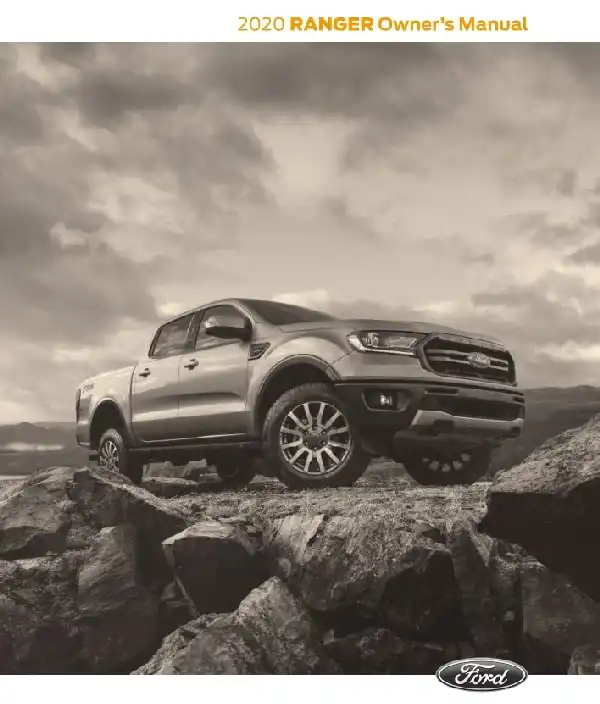 Ford Ranger 2020 MY. Owner&#39;s Manual