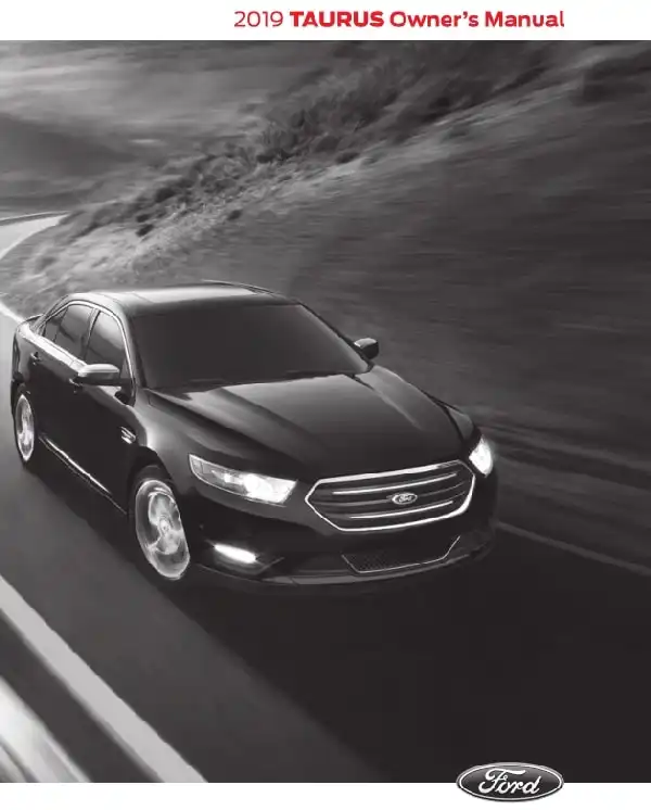Ford Taurus 2019 MY. Owner&#39;s Manual