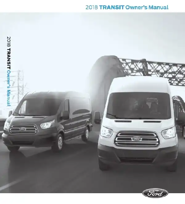 Ford Transit 2018 MY. Owner&#39;s Manual