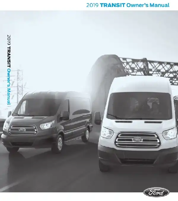 Ford Transit 2019 MY. Owner&#39;s Manual