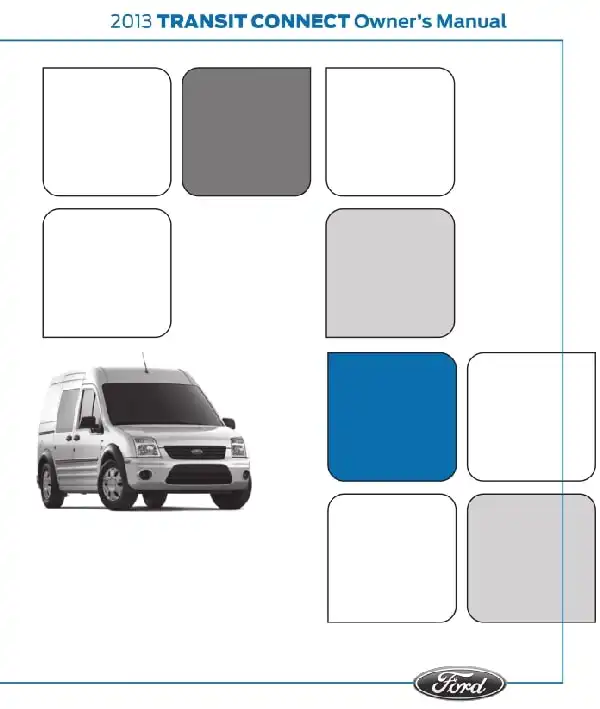 Ford Transit Connect 2013 MY. Owner&#39;s Manual