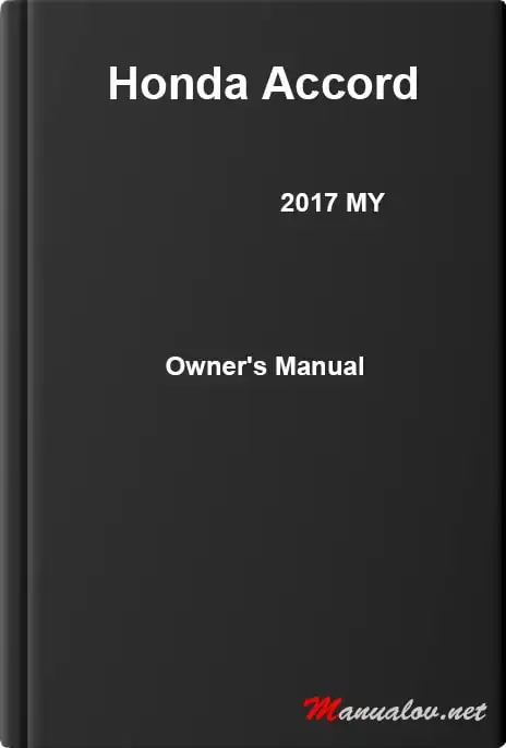Honda Accord 2017 MY. Owner&#39;s Manual
