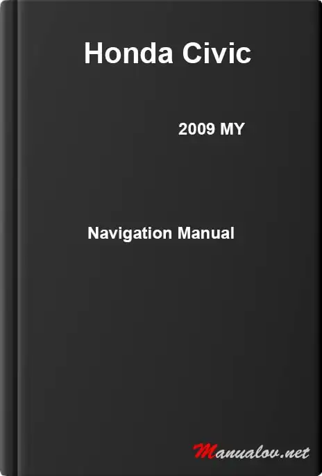 Honda Civic 2009 MY. Navigation Manual