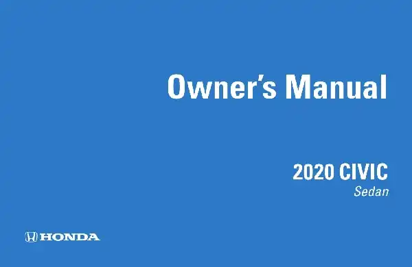 Honda Civic 2020 MY. Owner&#39;s Manual