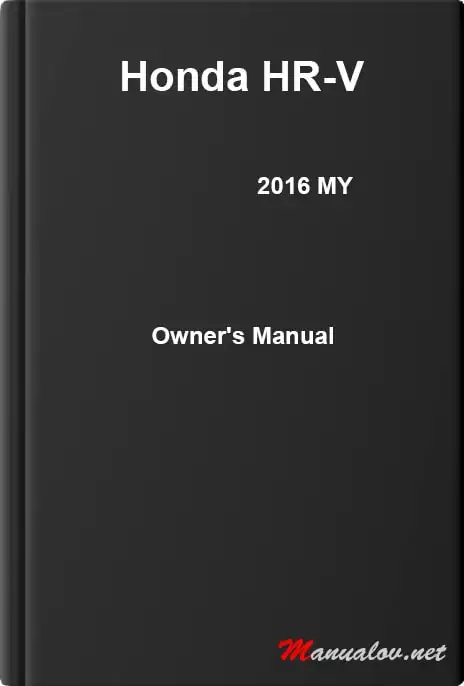 Honda HR-V 2016 MY. Owner&#39;s Manual