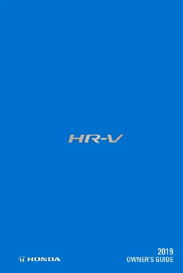 Honda HR-V 2019 MY. Owner&#39;s Guide