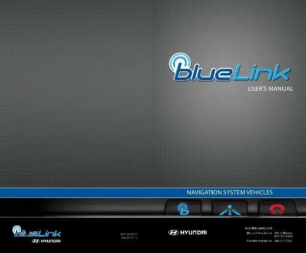 Hyundai Elantra 2015 MY. Blue Link Navigation Manual