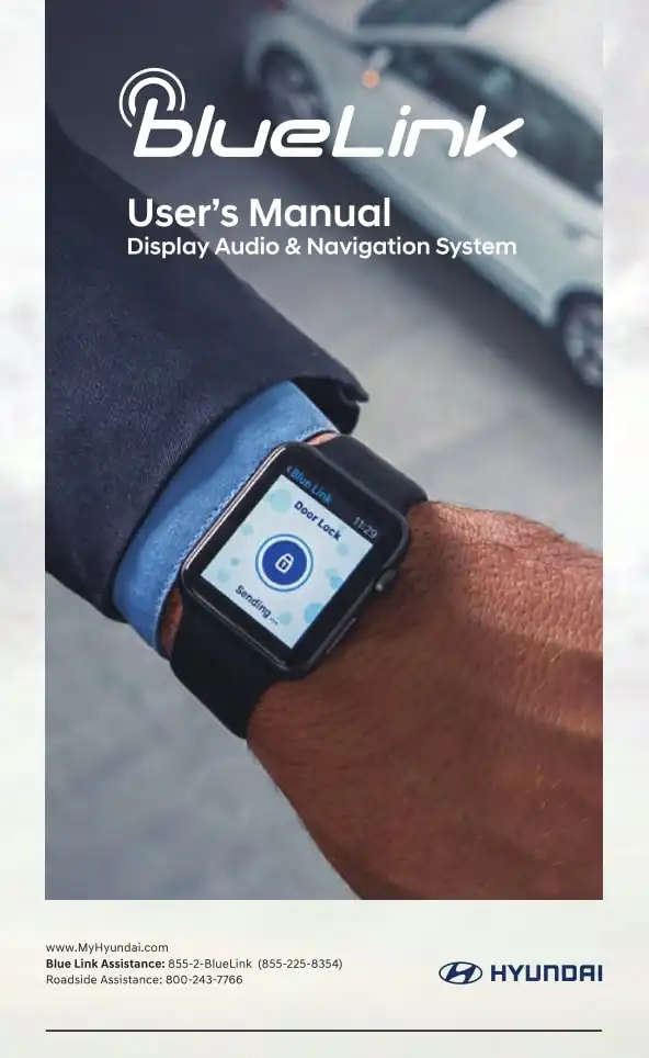 Hyundai Santa Fe 2006. Blue Link User Manual