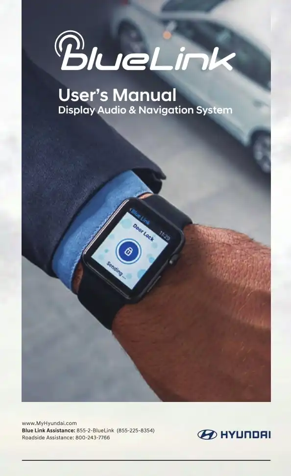 Hyundai Santa Fe 2008. Blue Link User Manual