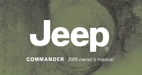 Jeep Commander 2009 MY. Owner&#39;s Manual