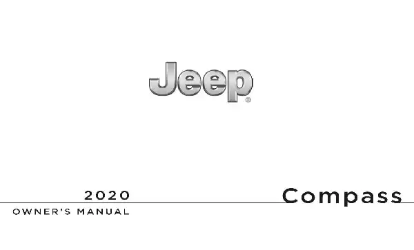 Jeep Compass 2020 MY. Owner&#39;s Manual